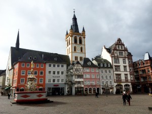 Hauptmarkt i Trier.