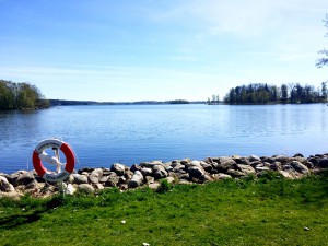 Mittemot det blivande kultur- och kunskapscentrat ser det ut så här.