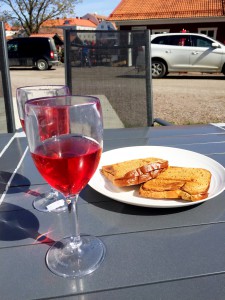 Toast och rosé!